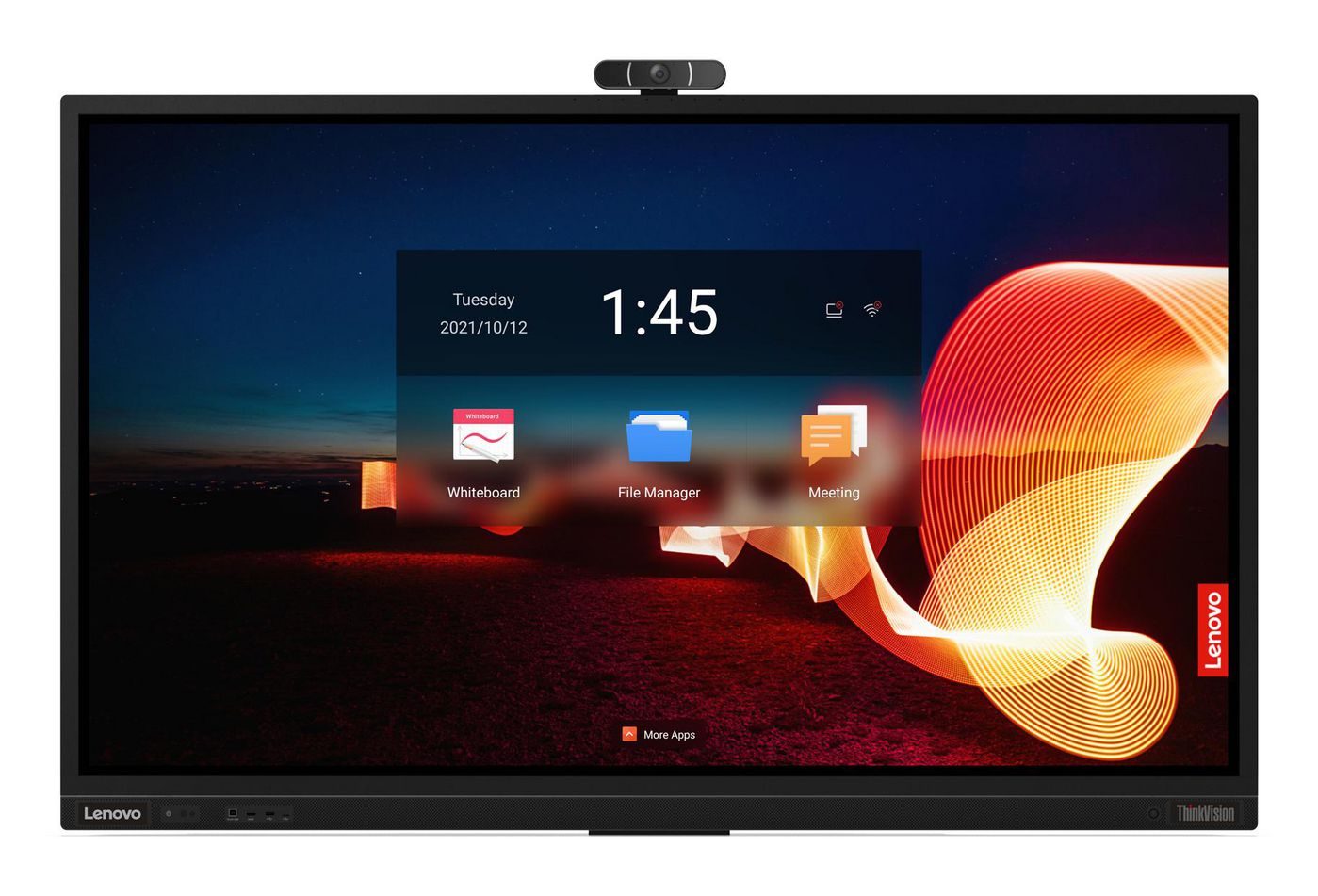 ThinkVision T75 interactive whiteboard LFD 75" 4K IPS 60Hz 8ms 400cd 1200:1 MT 20 points Speakers 4K webcam Mic