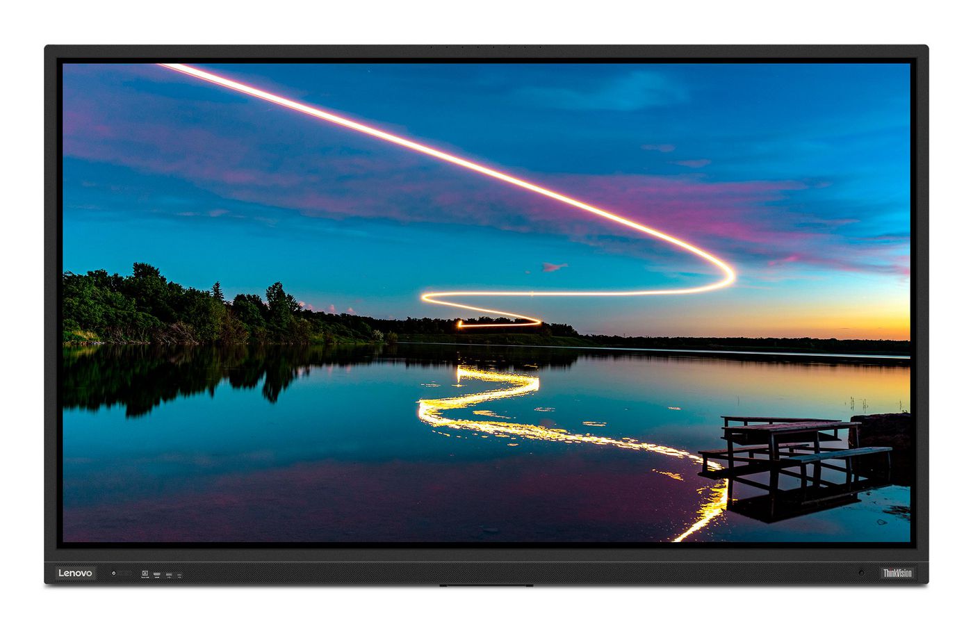 ThinkVision T86 interactive whiteboard LFD 86" 4K VA 60Hz 6,5ms 400cd 4000:1 MT 20 points Speakers 4K webcam Mic