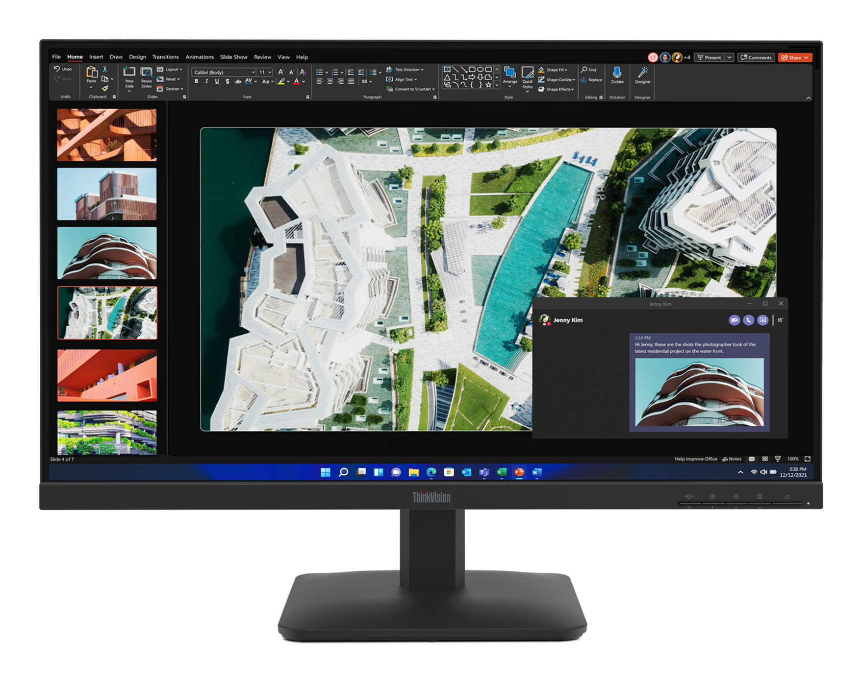 Lenovo ThinkVision S27-4e monitor komputerowy 68,6 cm (27") 1920 x 1080 px Full HD LCD Czarny