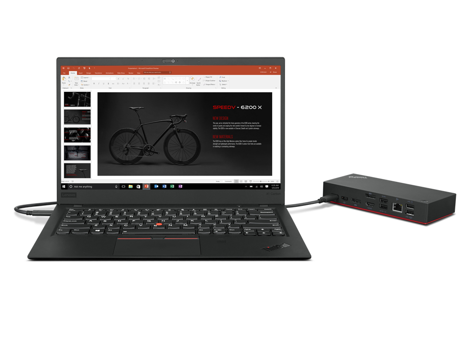 Lenovo ThinkPad Universal USB-C Dock Przewodowa USB 3.2 Gen 1 (3.1 Gen 1) Type-C Czarny - obrazek 5