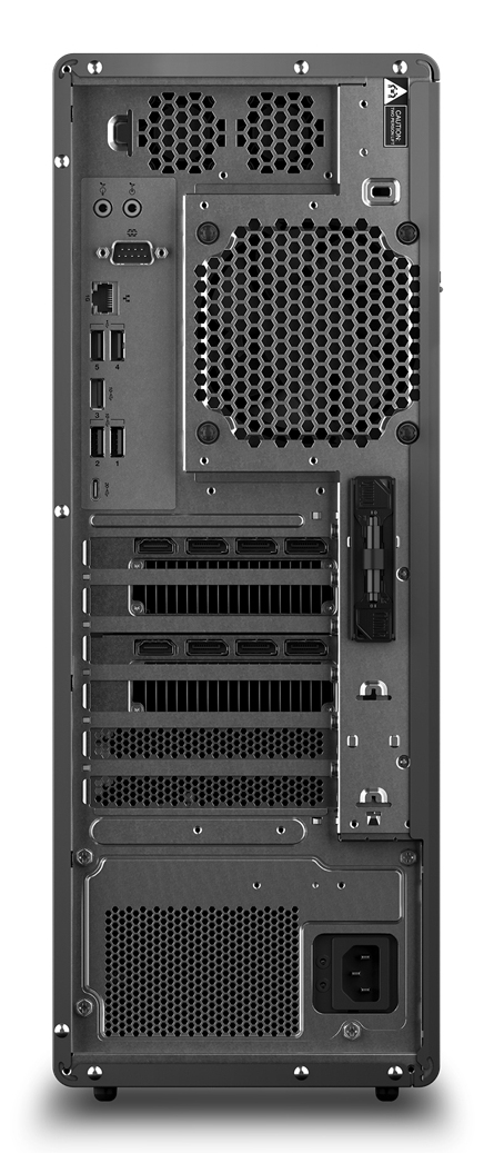 Lenovo ThinkStation P5 Intel® Xeon W w3-2425 32 GB DDR5-SDRAM 1 TB SSD Windows 11 Pro for Workstations Tower Stanowisko Czarny, Czerwony - obrazek 3