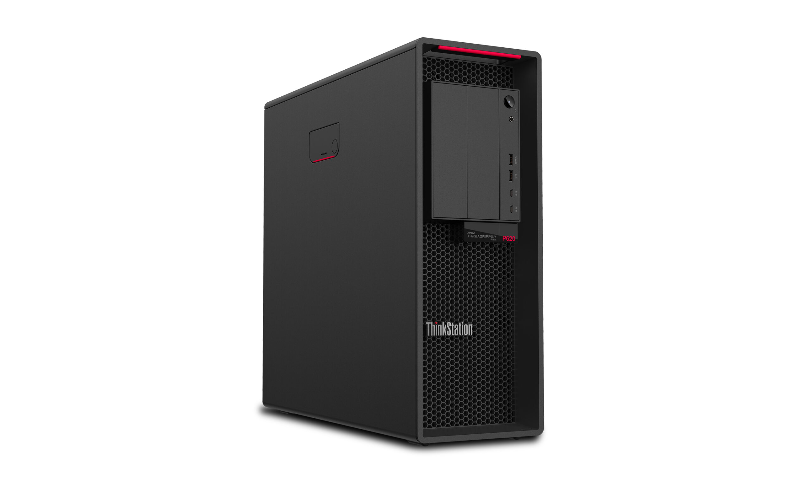 Lenovo ThinkStation P620 AMD Ryzen Threadripper PRO 5955WX 32 GB DDR4-SDRAM 512 GB SSD NVIDIA RTX 2000 Ada Windows 11 Pro Tower Stanowisko Czarny - obrazek 2