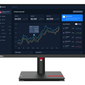 Lenovo ThinkVision T22i-30 monitor komputerowy 54,6 cm (21.5") 1920 x 1080 px Full HD LED Czarny
