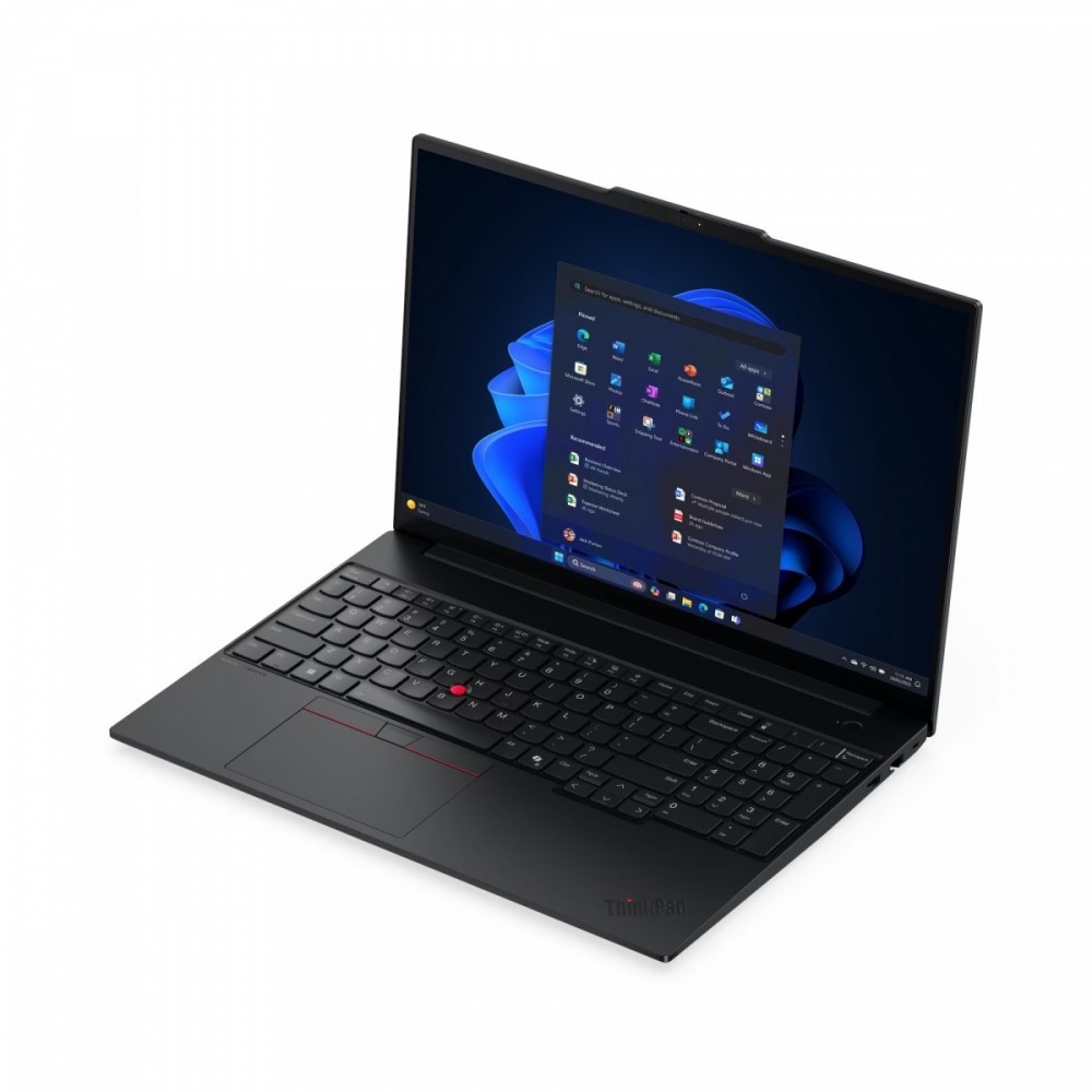 Lenovo ThinkPad E16 Gen 3 (Intel) Copilot+ PC Intel Core Ultra 7 256V Laptop 40,6 cm (16") WUXGA 16 GB LPDDR5x-SDRAM 512 GB SSD Wi-Fi 6E (802.11ax) Windows 11 Pro Angielski Czarny - obrazek 5