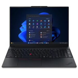 Lenovo ThinkPad E16 Gen 3 (Intel) Copilot+ PC Intel Core Ultra 7 256V Laptop 40,6 cm (16") WUXGA 16 GB LPDDR5x-SDRAM 512 GB SSD Wi-Fi 6E (802.11ax) Windows 11 Pro Angielski Czarny