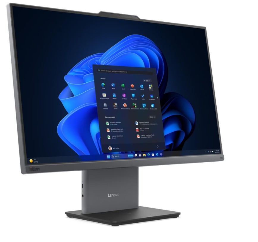 Komputer All-in-One ThinkCentre neo 50a G5 13QF001APB W11Pro Core 7 256V/16GB/512GB/INT/27.0 FHD/Luna Grey/3YRS OS - obrazek 2