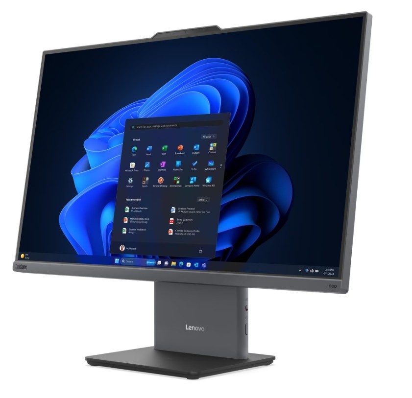 Komputer All-in-One ThinkCentre neo 50a G5 13QF001APB W11Pro Core 7 256V/16GB/512GB/INT/27.0 FHD/Luna Grey/3YRS OS - obrazek 3