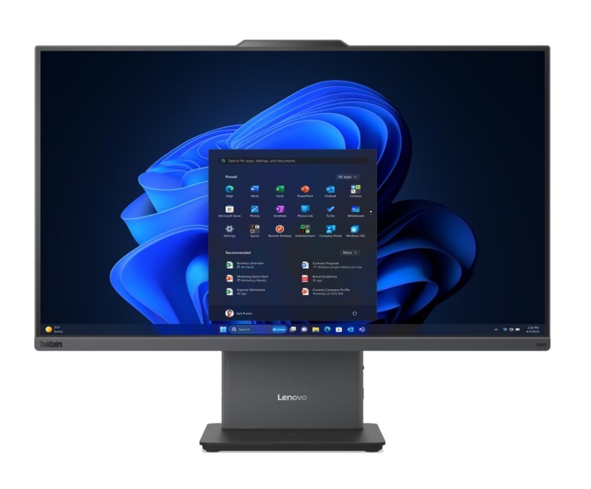 ThinkCentre neo 50a 24 G6 AiO 23.8" FHD Ultra 7 256V 16GB 512GB WiFi 6 BT 5MP Wireless Charger W11P 3Y Onsite