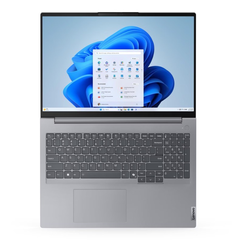 Laptop ThinkBook 16 G7 21MW00F0PB W11Pro 5 7535HS/16GB/512GB/INT/16.0 WUXGA/Arctic grey/3YR OS + 1YR CI + CO2 Offset - obrazek 2