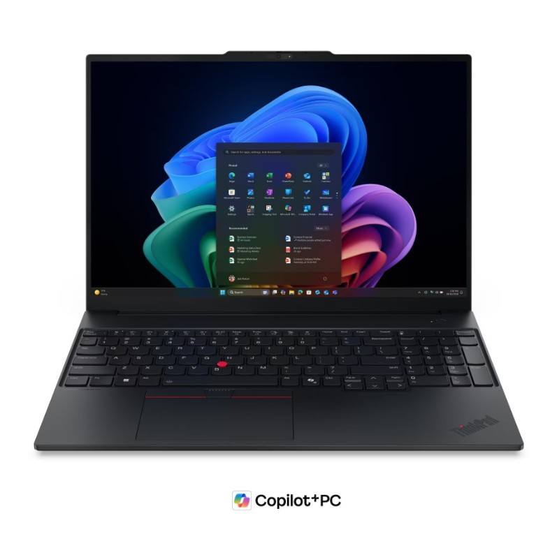 Lenovo ThinkPad E16 Gen 3 (Intel) Copilot+ PC Intel Core Ultra 7 258V Laptop 40,6 cm (16") WUXGA 32 GB LPDDR5x-SDRAM 1 TB SSD Wi-Fi 6E (802.11ax) Windows 11 Pro Angielski Czarny