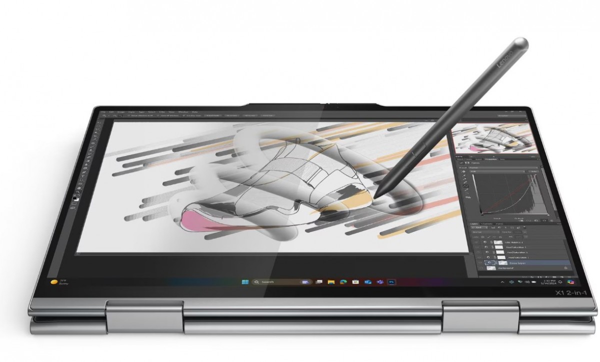 Ultrabook Thinkpad X1 2-in-1 Gen10 21Q000FEPB W11Pro Ultra 7 255U/32GB/1TB/INT/14.0 2.8K/Touch/Grey/3YRS Premier Support PLUS + CO2 Offset - obrazek 3