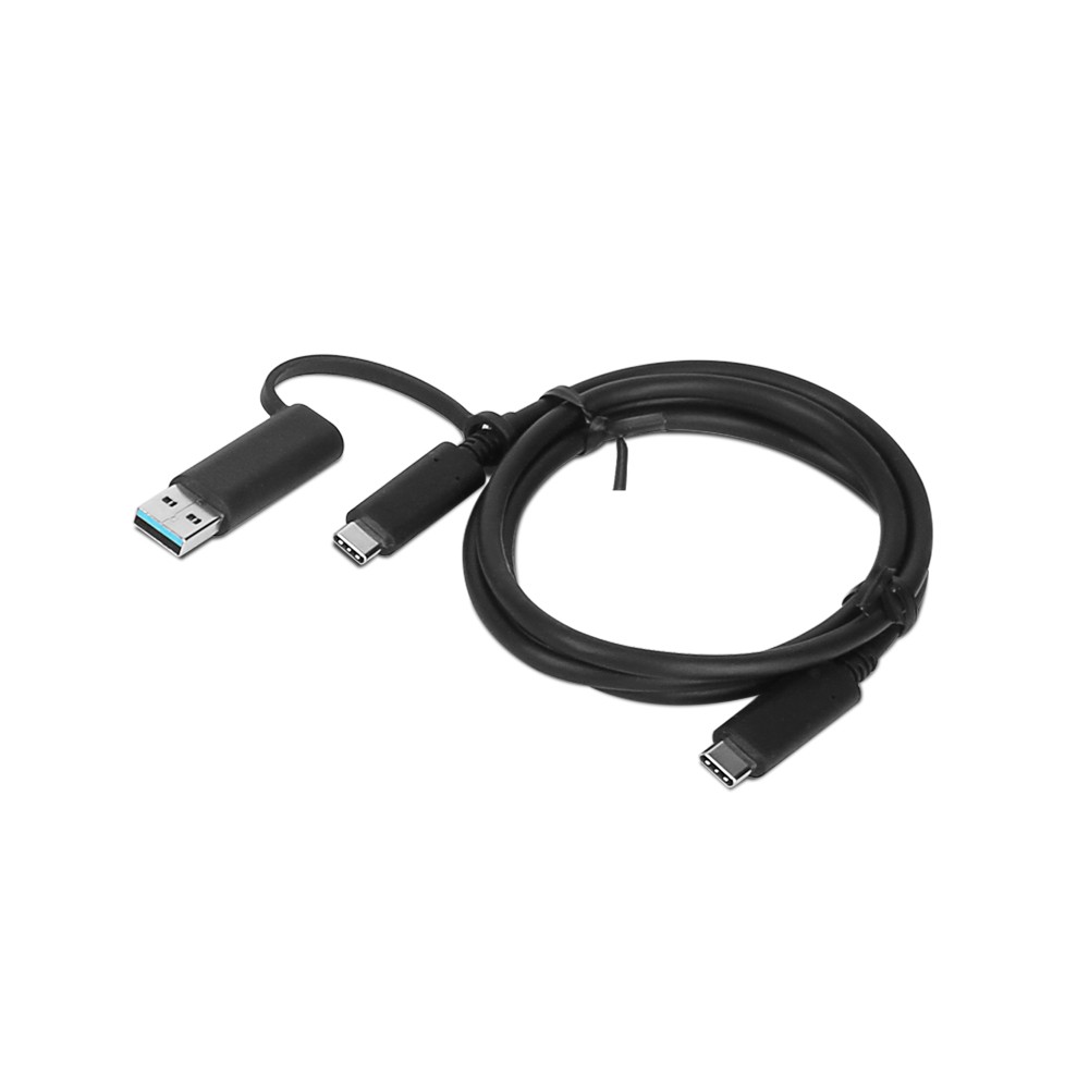 Lenovo 4X90U90618 kabel USB 1 m USB 3.2 Gen 1 (3.1 Gen 1) USB A/USB C USB C Czarny