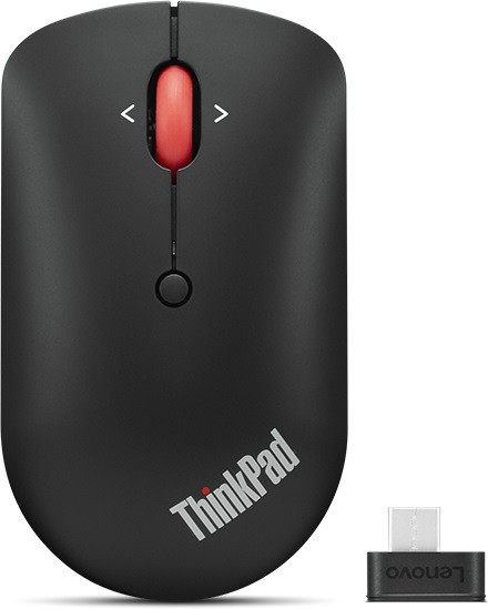 Lenovo TP USB-C WIRELESS MOUSE ThinkPad USB-C Wireless Compact, Ambidextrous, Optical, RF Wireless, 2400 DPI, Black