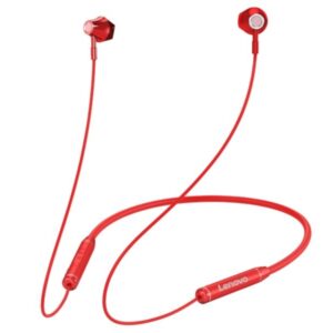 Słuchawki douszne Bluetooth HE06 czerwone