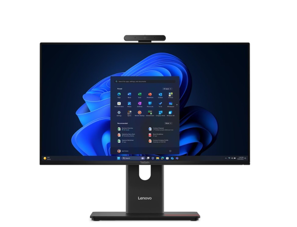 Komputer AIO Lenovo ThinkCentre M70a G6 23,8"FHD/Ultra 5 235T/32GB/SSD1TB/Intel/WiFi/BT/W11 PRO Black 3Y