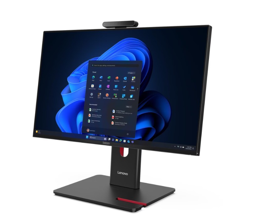 Komputer AIO Lenovo ThinkCentre M70a G6 23,8"FHD/Ultra 5 235T/32GB/SSD1TB/Intel/WiFi/BT/W11 PRO Black 3Y - obrazek 3