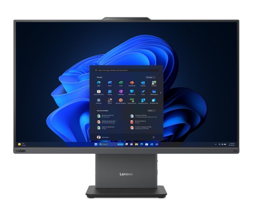 ThinkCentre neo 50a 24 G6 AiO 23.8" FHD Ultra 5 226V 16GB 512GB WiFi 6 BT 5MP Wireless Charger W11P 3Y Onsite