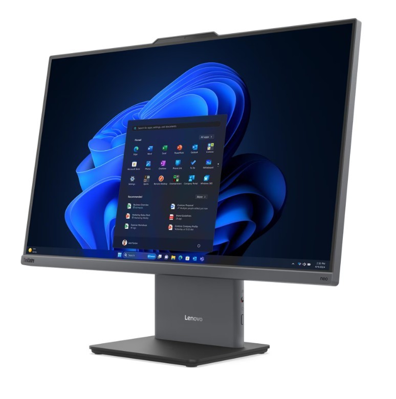 Komputer All-in-One neo 50a 24 G6 13QH000GPB W11Pro Intel Core Ultra 5 226V/16GB/512GB/INT/23.8 FHD/Luna Grey/3YRS OS - obrazek 3