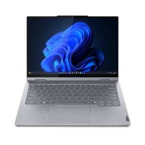 Lenovo ThinkBook 14 2-in-1 G5 IAU Intel Core Ultra 5 225U Hybryda (2w1) 35,6 cm (14") Ekran dotykowy WUXGA 16 GB DDR5-SDRAM 512 GB SSD Wi-Fi 6E (802.11ax) Windows 11 Pro Włoski Szary