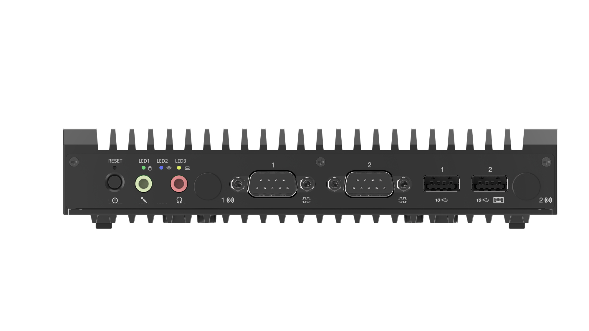 Lenovo ThinkEdge SE10 Intel Atom® x6425RE 8 GB DDR4-SDRAM 256 GB SSD Windows 11 IoT Enterprise Mini PC Czarny