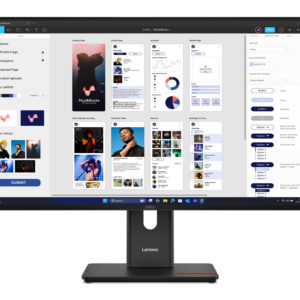 Lenovo ThinkVision T32UD-40 monitor komputerowy 80 cm (31.5") 3840 x 2160 px 4K Ultra HD LCD Czarny
