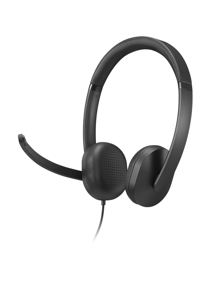 Lenovo VoIP Headset 5000 Zestaw słuchawkowy Przewodowa Opaska na głowę Biuro/centrum telefoniczne USB Type-C Czarny - obrazek 2