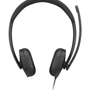 Lenovo VoIP Headset 5000 Zestaw słuchawkowy Przewodowa Opaska na głowę Biuro/centrum telefoniczne USB Type-C Czarny