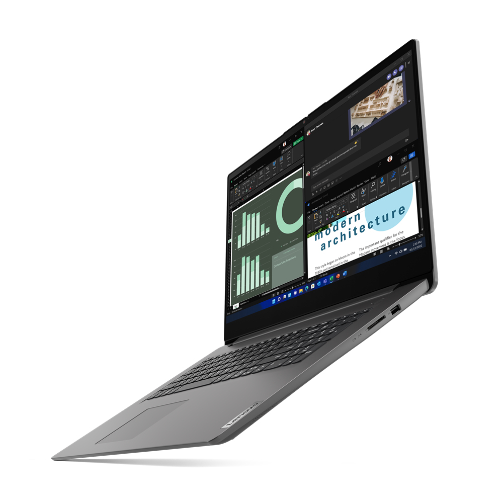 Lenovo V17 G4 IRU Intel® Core™ i5 i5-13420H Laptop 43,9 cm (17.3") Full HD 16 GB DDR4-SDRAM 512 GB SSD Wi-Fi 6 (802.11ax) Windows 11 Pro Angielski Szary - obrazek 4