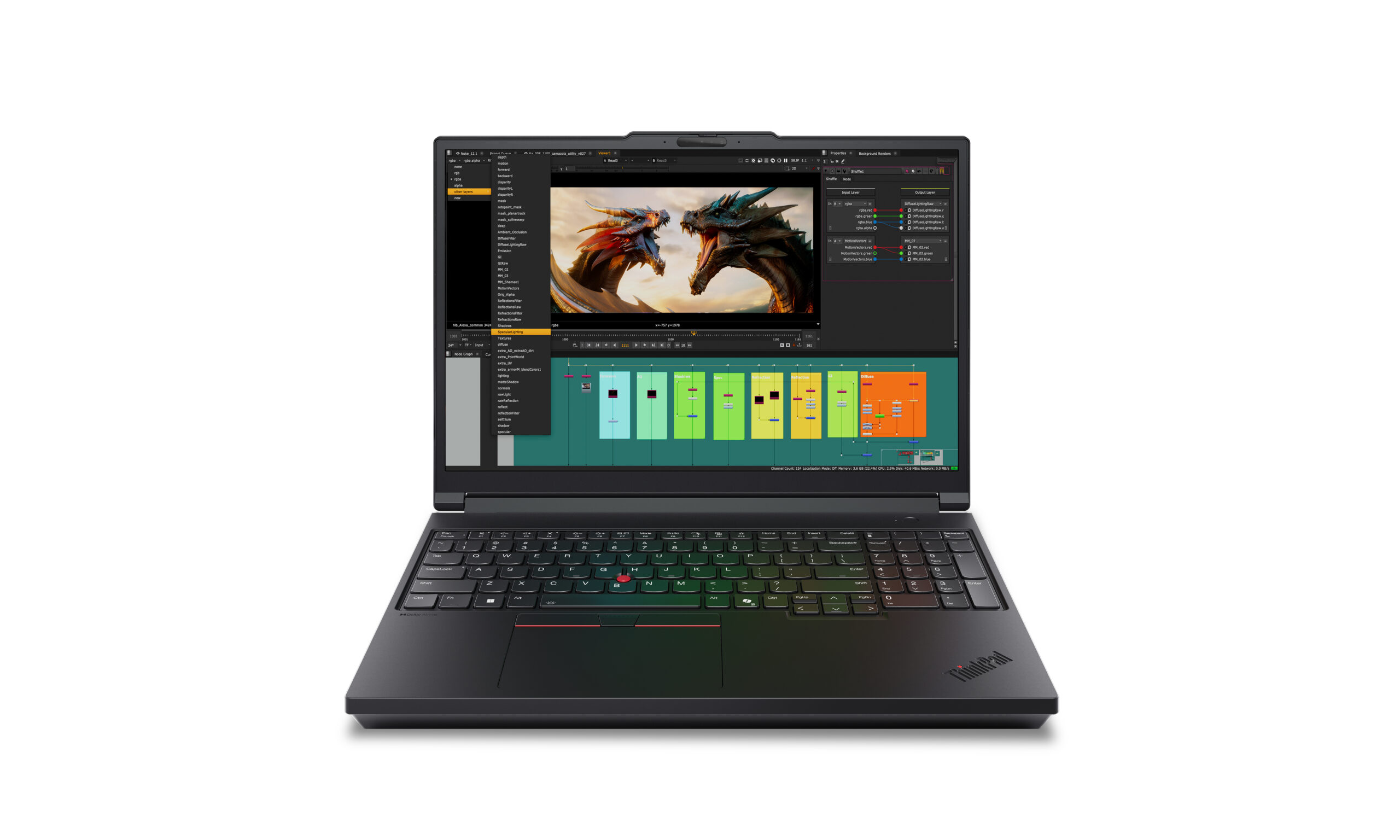 Lenovo ThinkPad P16 Gen 3 Intel Core Ultra 9 275HX Mobilna stacja robocza 40,6 cm (16") WUXGA 64 GB DDR5-SDRAM 1 TB SSD NVIDIA RTX PRO 3000 Blackwell Wi-Fi 7 (802.11be) Windows 11 Pro Angielski Czarny