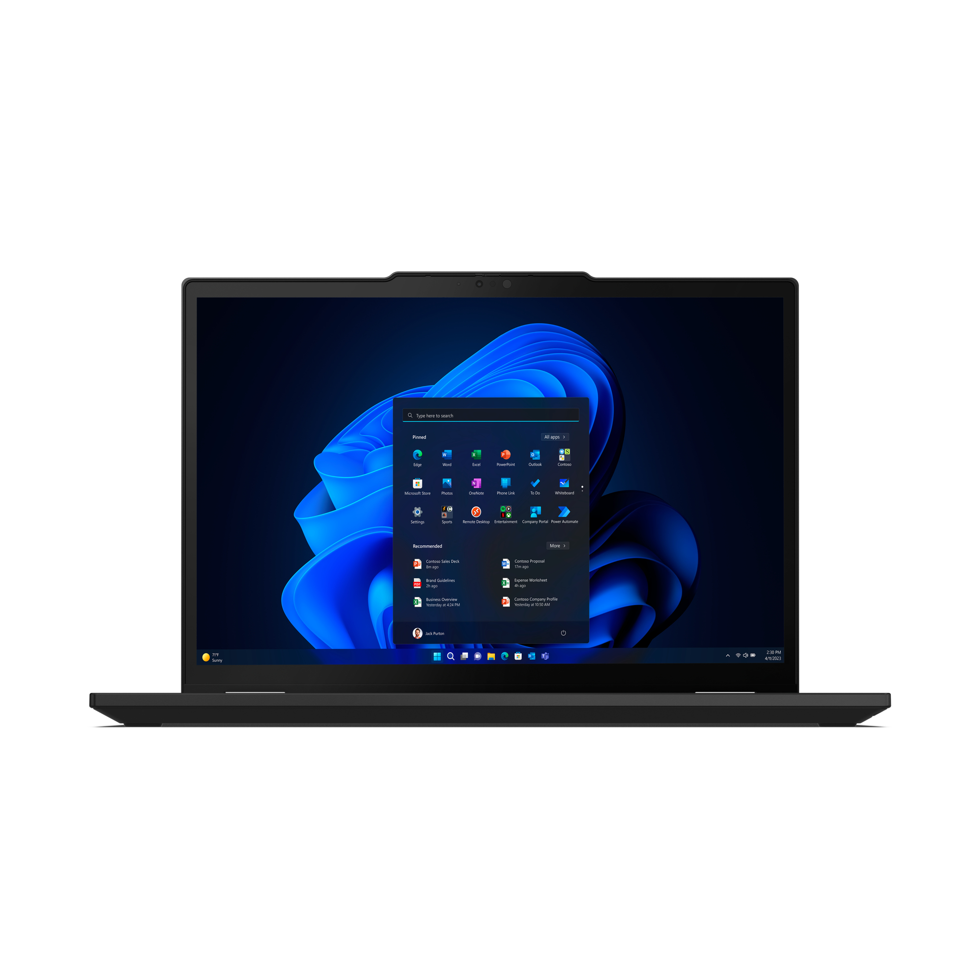 Lenovo ThinkPad X13 2-in-1 Gen 5 Intel Core Ultra 5 125U Hybryda (2w1) 33,8 cm (13.3") Ekran dotykowy WUXGA 16 GB LPDDR5x-SDRAM 512 GB SSD Wi-Fi 6E (802.11ax) Windows 11 Pro Angielski Czarny - obrazek 2