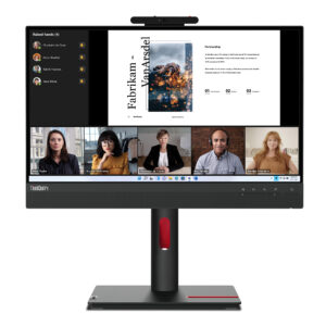 Lenovo ThinkCentre Tiny-In-One 22 Gen 5 monitor komputerowy 54,6 cm (21.5") 1920 x 1080 px Full HD LED Ekran dotykowy Czarny