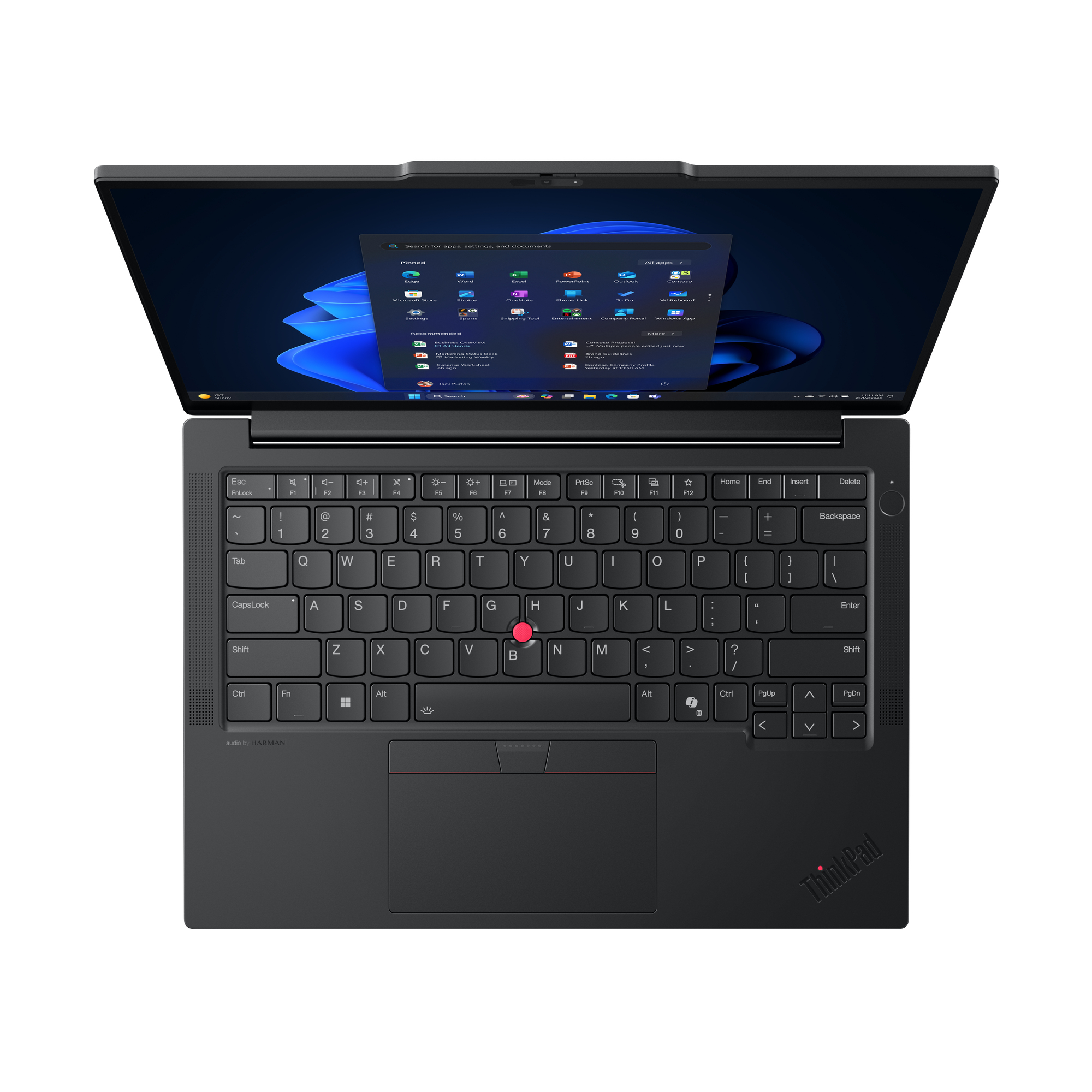 Lenovo ThinkPad E14 Gen 7 (Intel) Intel Core Ultra 7 255H Laptop 35,6 cm (14") WUXGA 16 GB DDR5-SDRAM 512 GB SSD Wi-Fi 6E (802.11ax) Windows 11 Pro Angielski Czarny - obrazek 4