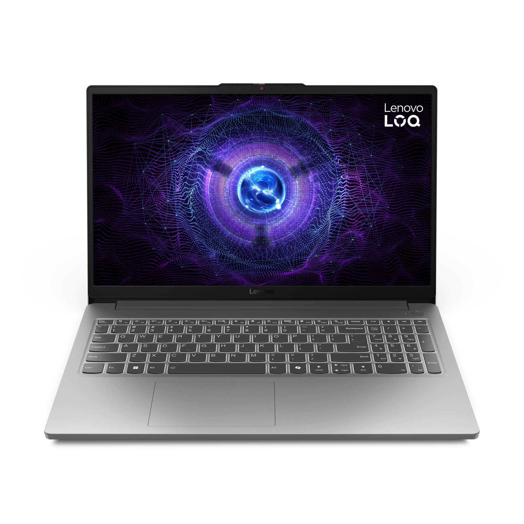 Lenovo LOQ 15IAX9E Intel® Core™ i5 i5-12450HX Laptop 39,6 cm (15.6") Full HD 16 GB DDR5-SDRAM 512 GB SSD NVIDIA GeForce RTX 2050 Wi-Fi 6 (802.11ax) Angielski Szary