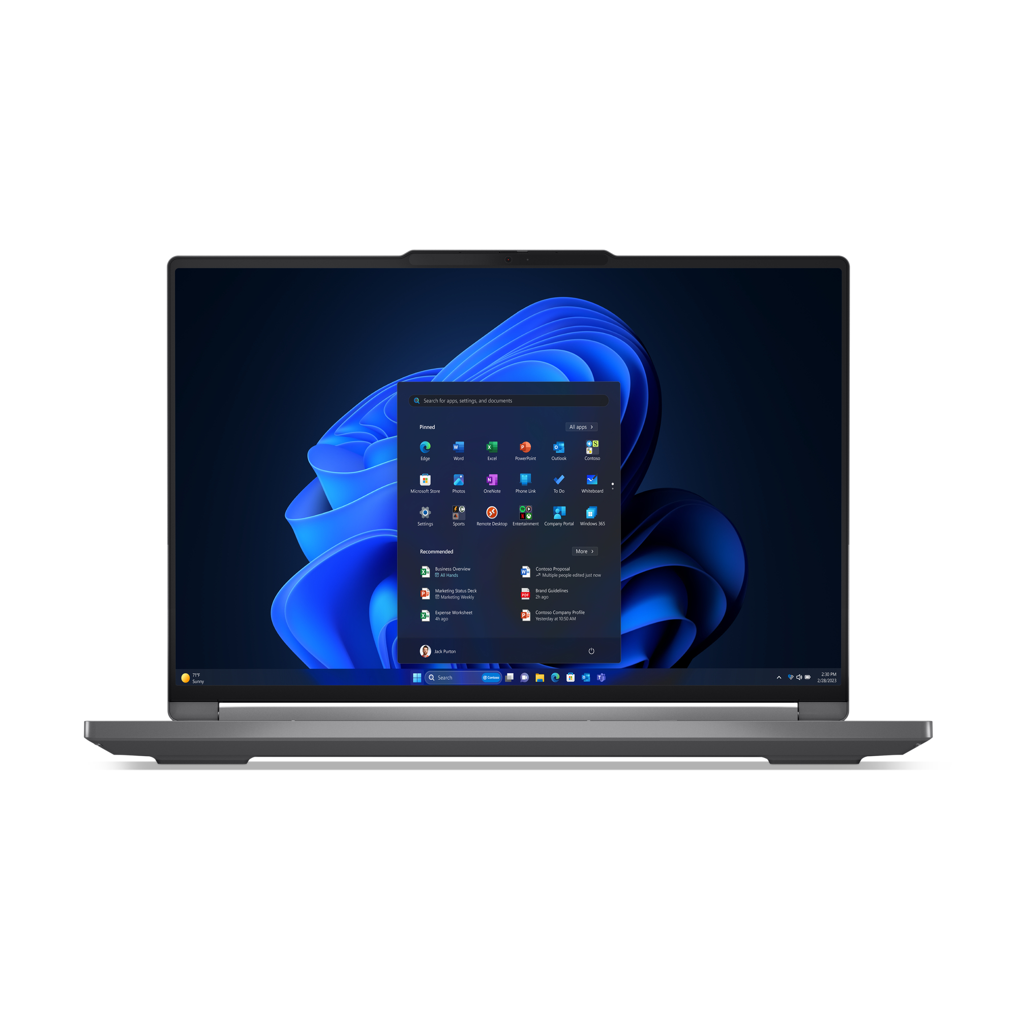 Lenovo ThinkBook 16p G5 IRX Intel® Core™ i9 i9-14900HX Laptop 40,6 cm (16") 3.2K 32 GB DDR5-SDRAM 1 TB SSD NVIDIA GeForce RTX 4060 Wi-Fi 6E (802.11ax) Windows 11 Pro Angielski Szary - obrazek 2