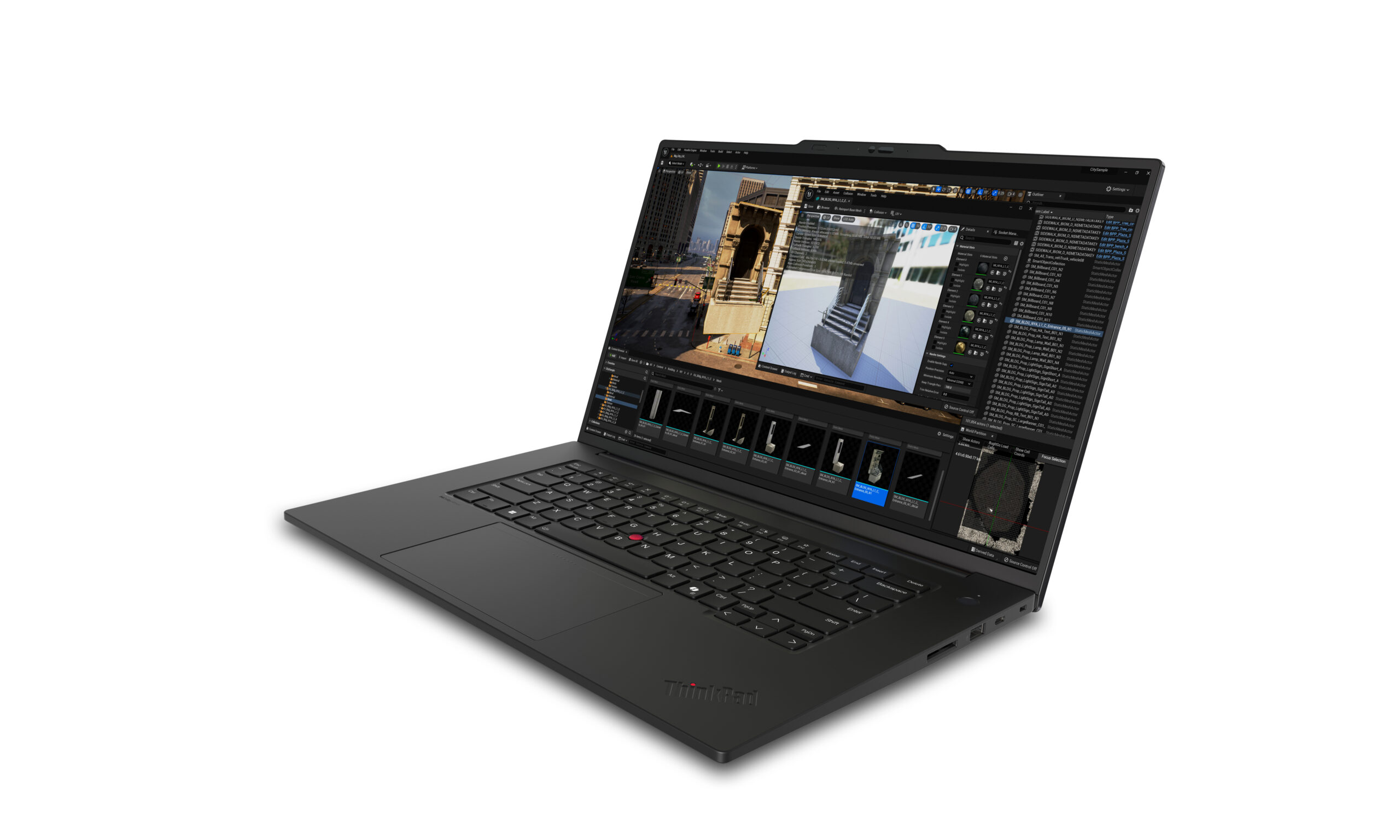 Lenovo ThinkPad P1 Gen 7 Intel Core Ultra 7 165H Mobilna stacja robocza 40,6 cm (16") WQXGA 32 GB LPDDR5x-SDRAM 1 TB SSD NVIDIA GeForce RTX 4060 Wi-Fi 7 (802.11be) Windows 11 Pro Angielski Czarny - obrazek 4