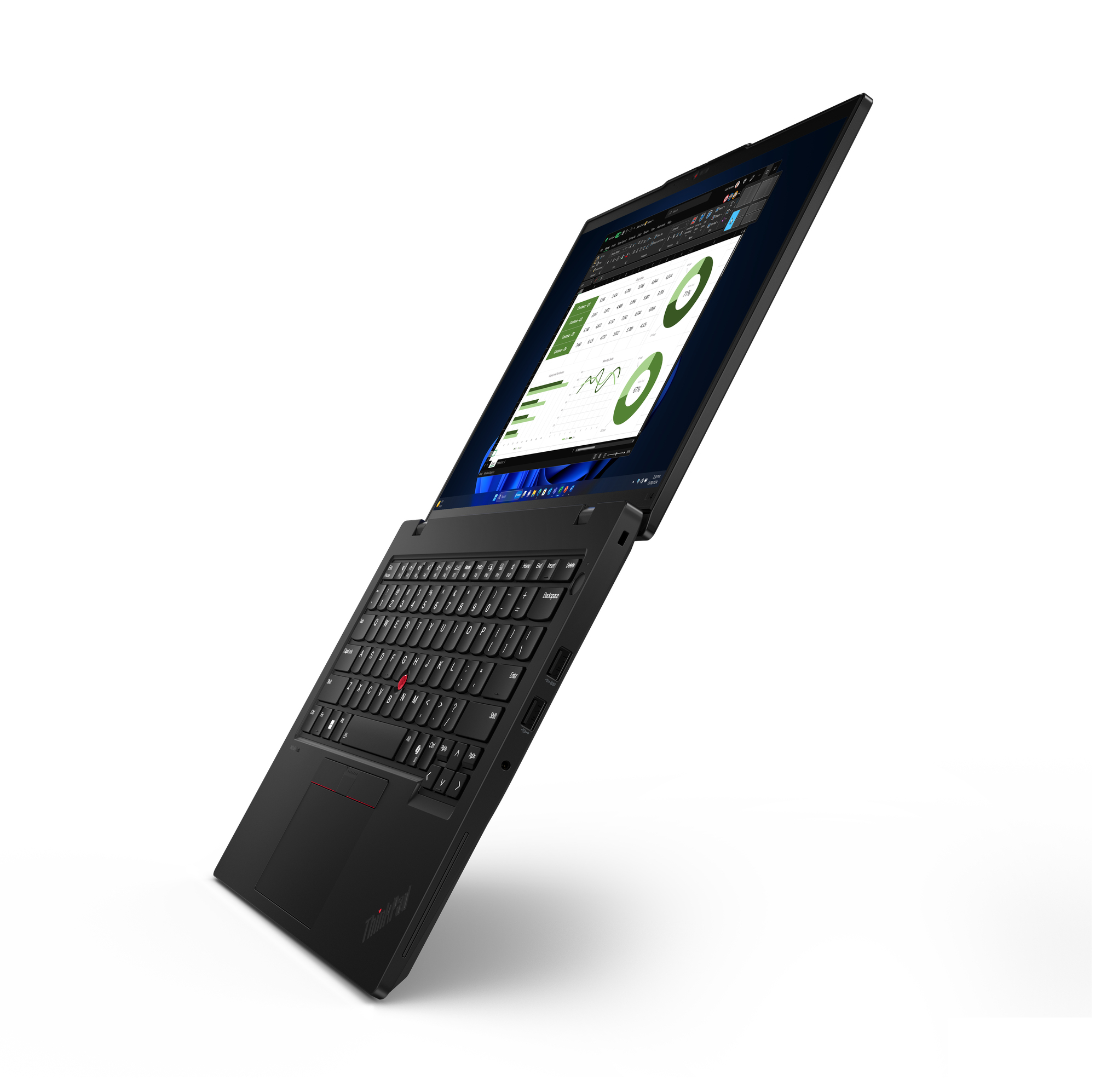 Lenovo ThinkPad L14 Gen 5 (AMD) AMD Ryzen™ 5 PRO 7535U Laptop 35,6 cm (14") WUXGA 16 GB DDR5-SDRAM 512 GB SSD Wi-Fi 6E (802.11ax) Windows 11 Pro Angielski Czarny - obrazek 3