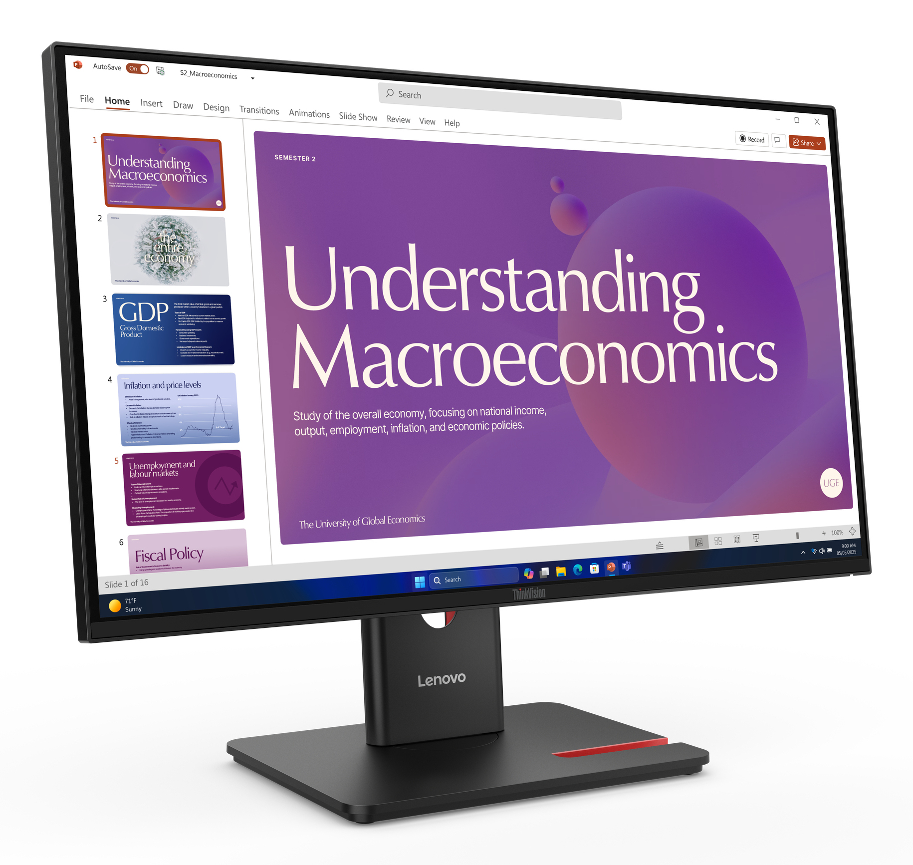 Lenovo ThinkVision T24D-40 monitor komputerowy 60,5 cm (23.8") 1920 x 1080 px Full HD LCD Czarny - obrazek 4