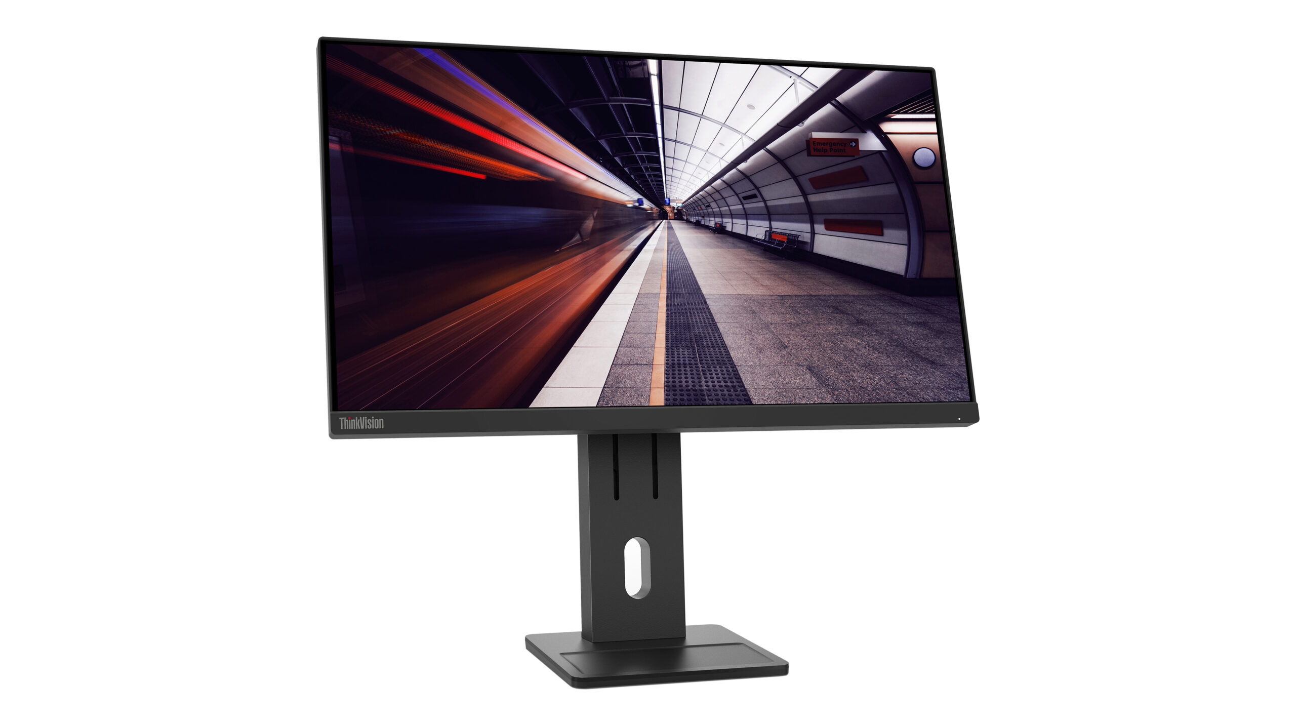 Lenovo ThinkVision E24-30 monitor komputerowy 60,5 cm (23.8") 1920 x 1080 px Full HD LED Czarny - obrazek 4