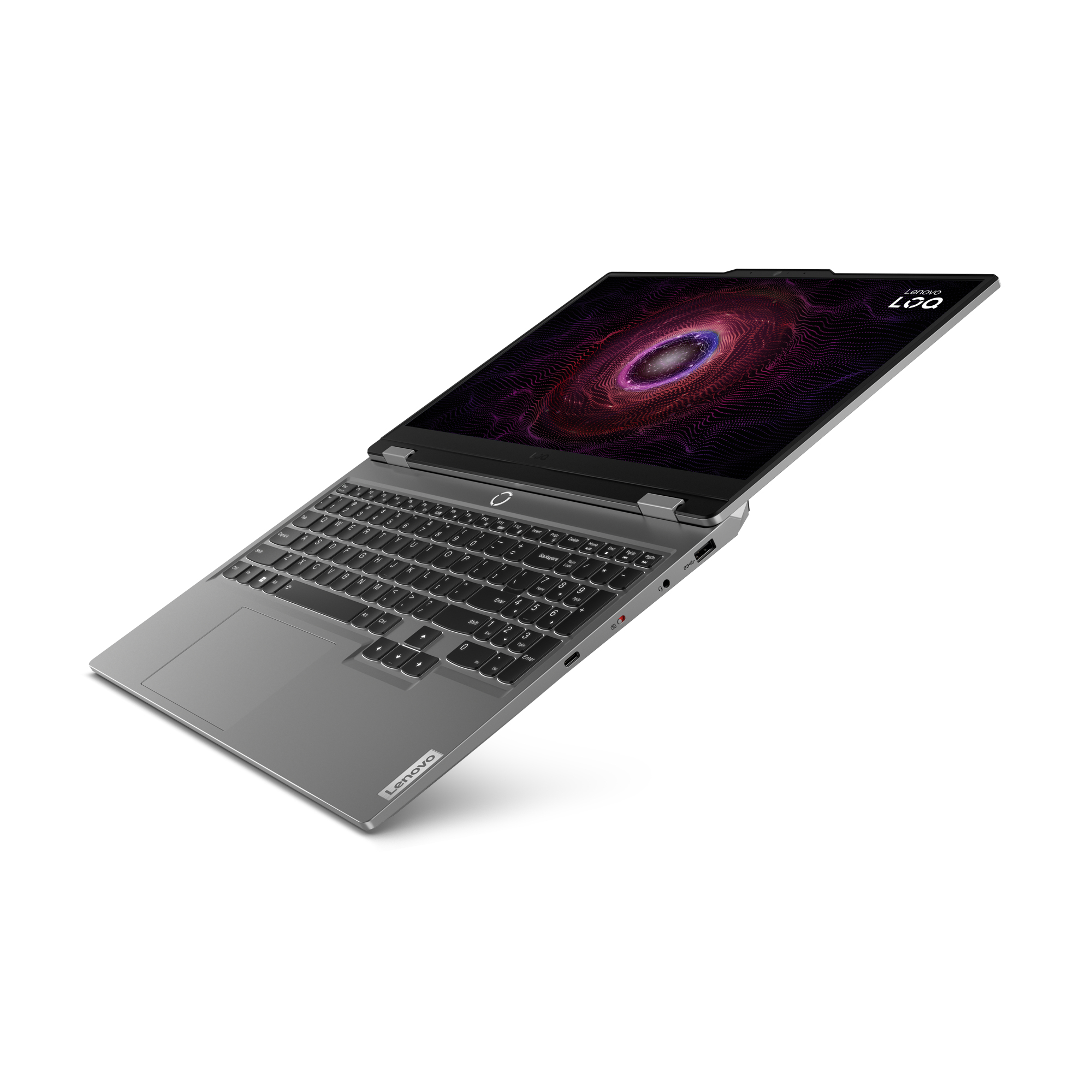 Lenovo LOQ 15ARP9 AMD Ryzen™ 5 7235HS Laptop 39,6 cm (15.6") Full HD 16 GB DDR5-SDRAM 512 GB SSD NVIDIA GeForce RTX 4050 Wi-Fi 6 (802.11ax) Angielski Szary - obrazek 5