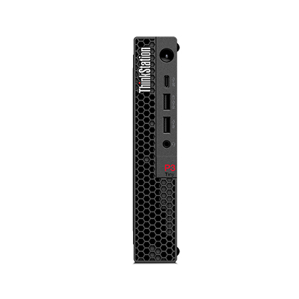 Lenovo ThinkStation P3 Tiny Gen 2 Intel Core Ultra 7 265 16 GB DDR5-SDRAM 512 GB SSD Windows 11 Pro Mini PC Stanowisko Czarny - obrazek 2