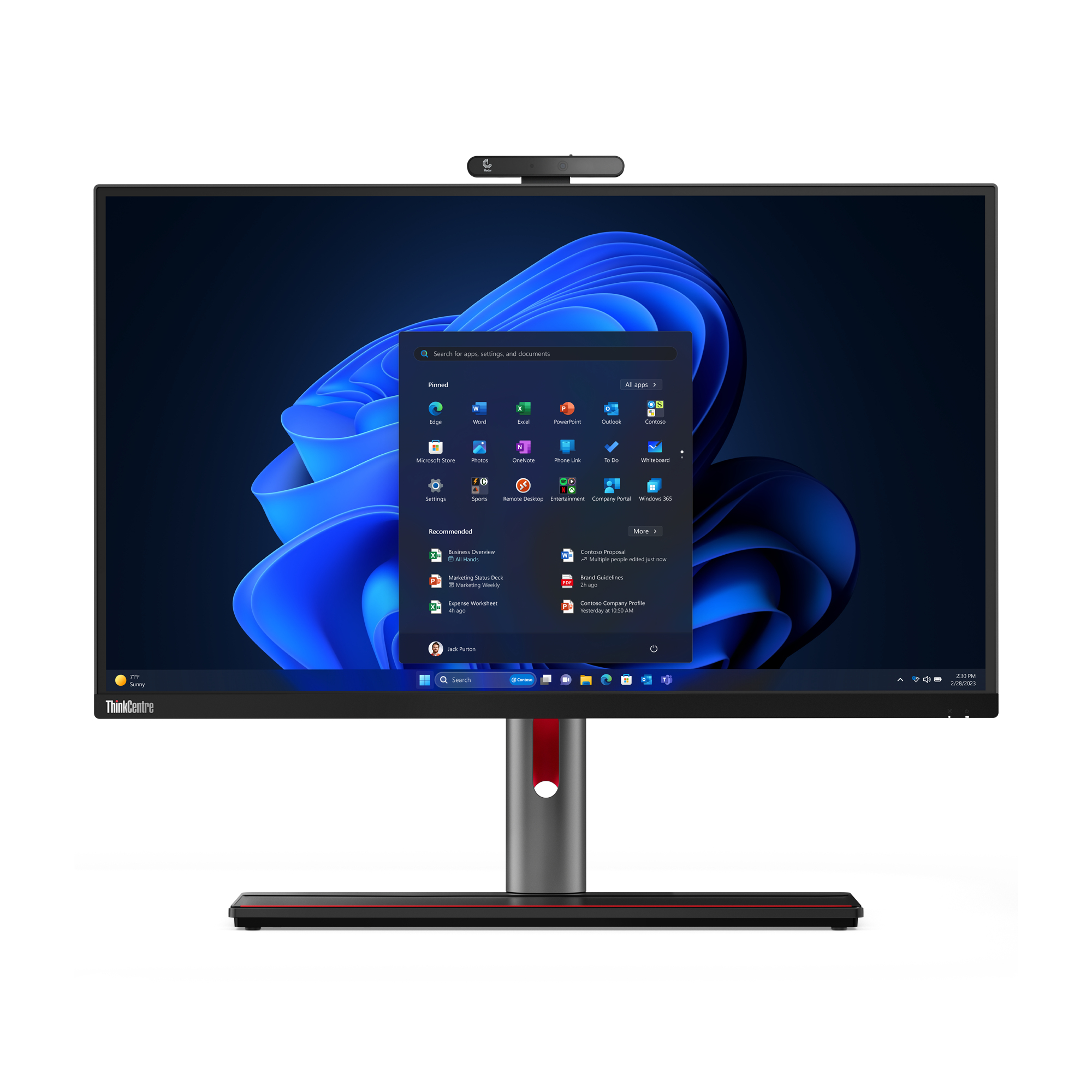 Lenovo ThinkCentre M90a Pro Gen 4 Intel® Core™ i7 i7-13700 68,6 cm (27") 2560 x 1440 px All-in-One PC 16 GB DDR5-SDRAM 512 GB SSD NVIDIA GeForce RTX 4050 Windows 11 Pro Wi-Fi 6E (802.11ax) Czarny