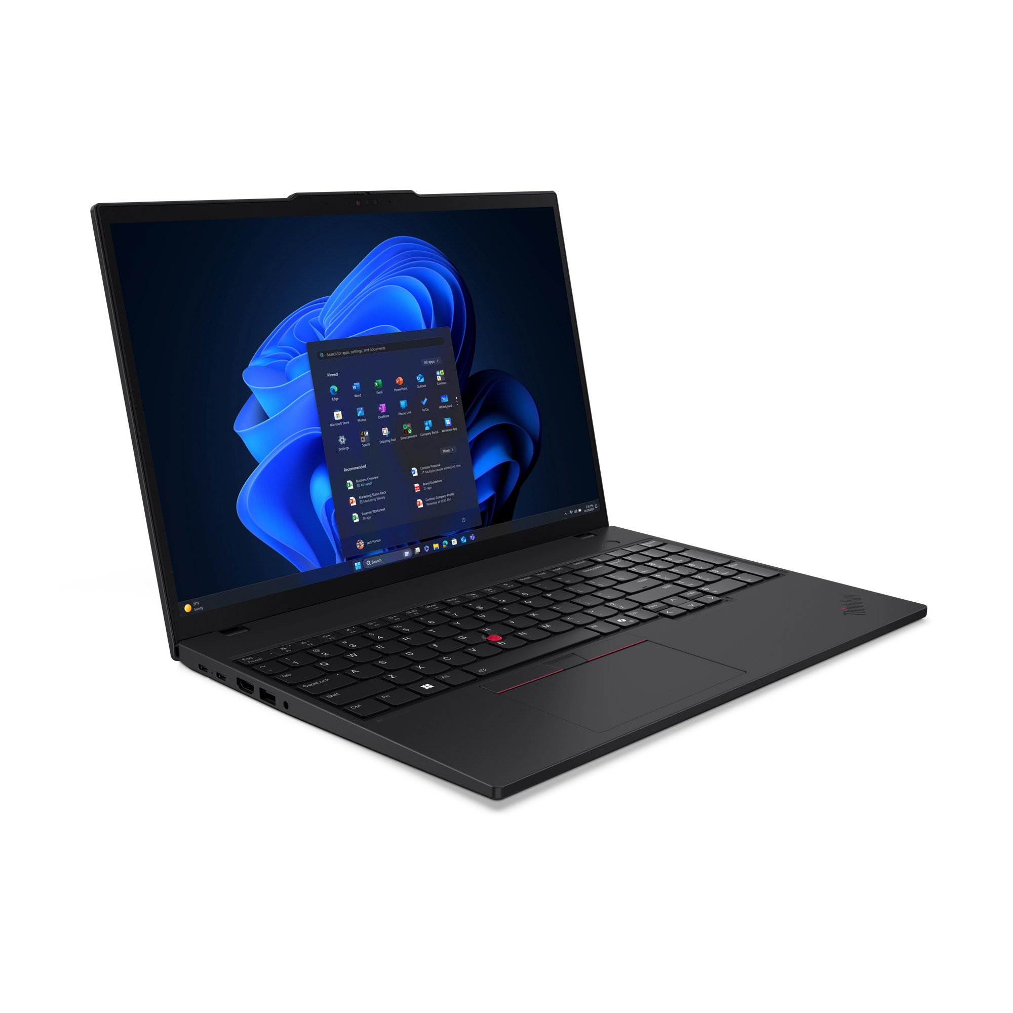 Lenovo ThinkPad T16 Gen 4 (Intel) Intel Core Ultra 5 225U Laptop 40,6 cm (16") WUXGA 16 GB DDR5-SDRAM 512 GB SSD Wi-Fi 6E (802.11ax) Windows 11 Pro Czarny - obrazek 4