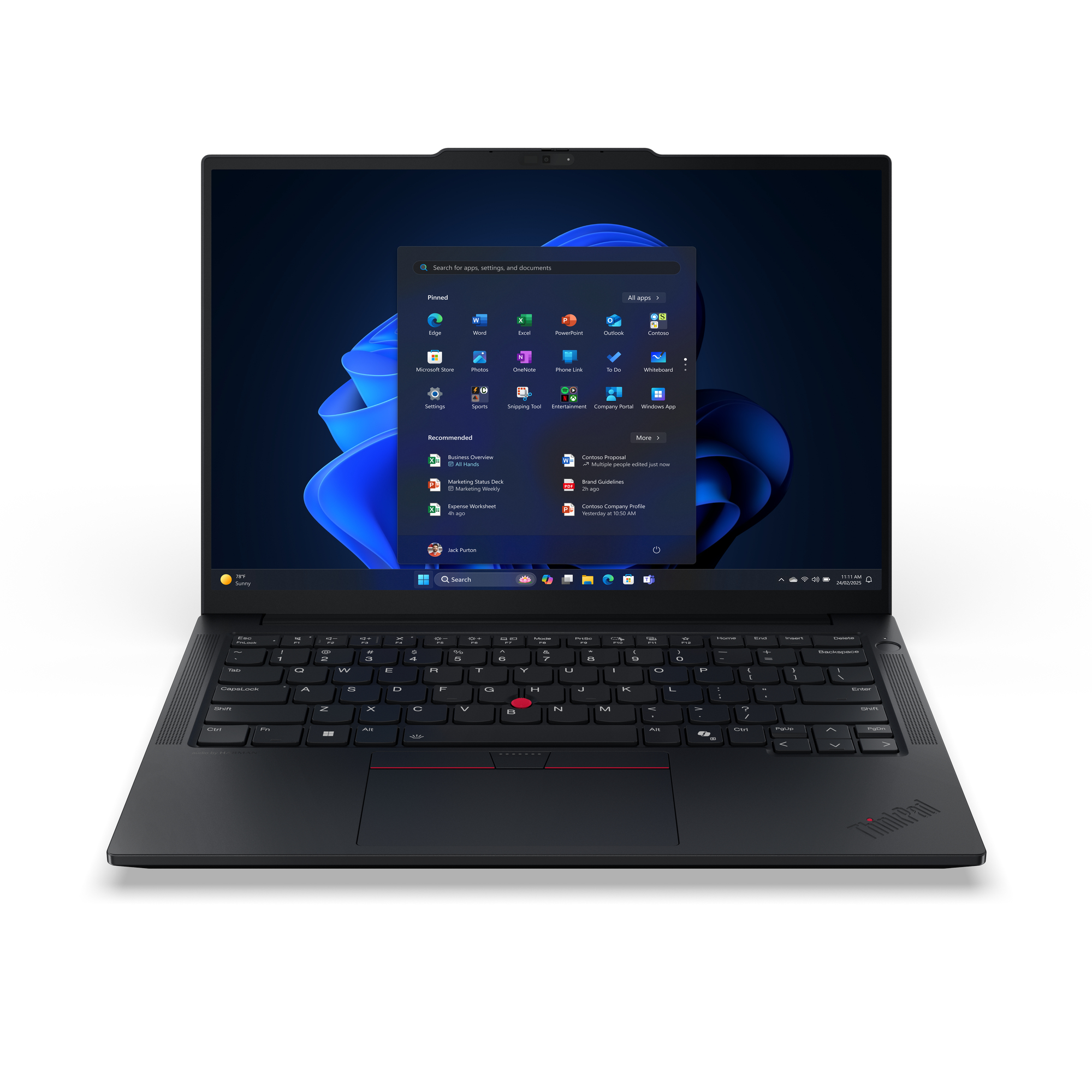 Lenovo ThinkPad E14 Gen 7 (Intel) Intel Core Ultra 7 255H Laptop 35,6 cm (14") WUXGA 16 GB DDR5-SDRAM 512 GB SSD Wi-Fi 6E (802.11ax) Windows 11 Pro Angielski Czarny
