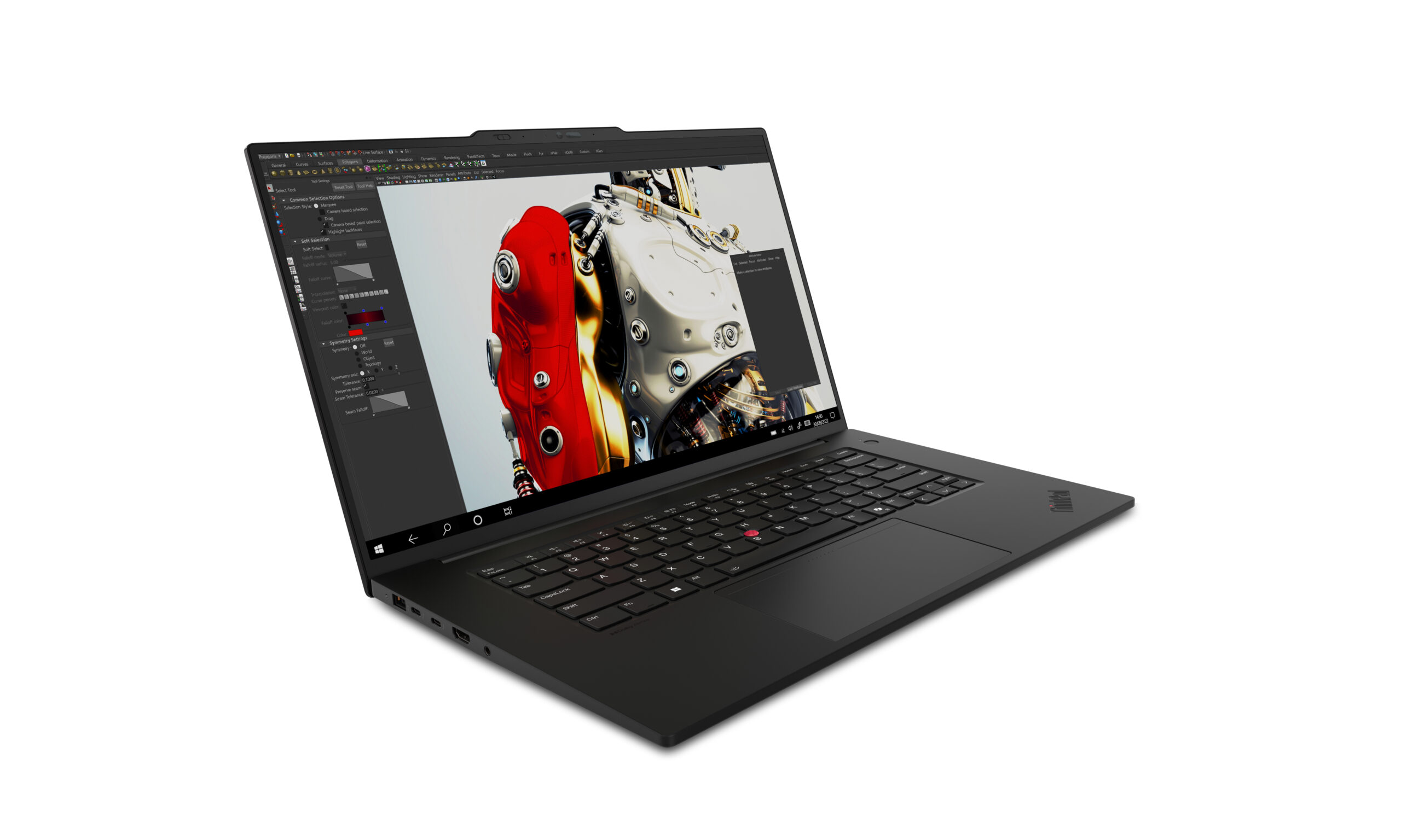 Lenovo ThinkPad P1 Gen 7 Intel Core Ultra 7 165H Mobilna stacja robocza 40,6 cm (16") WQXGA 32 GB LPDDR5x-SDRAM 1 TB SSD NVIDIA GeForce RTX 4060 Wi-Fi 7 (802.11be) Windows 11 Pro Angielski Czarny - obrazek 3