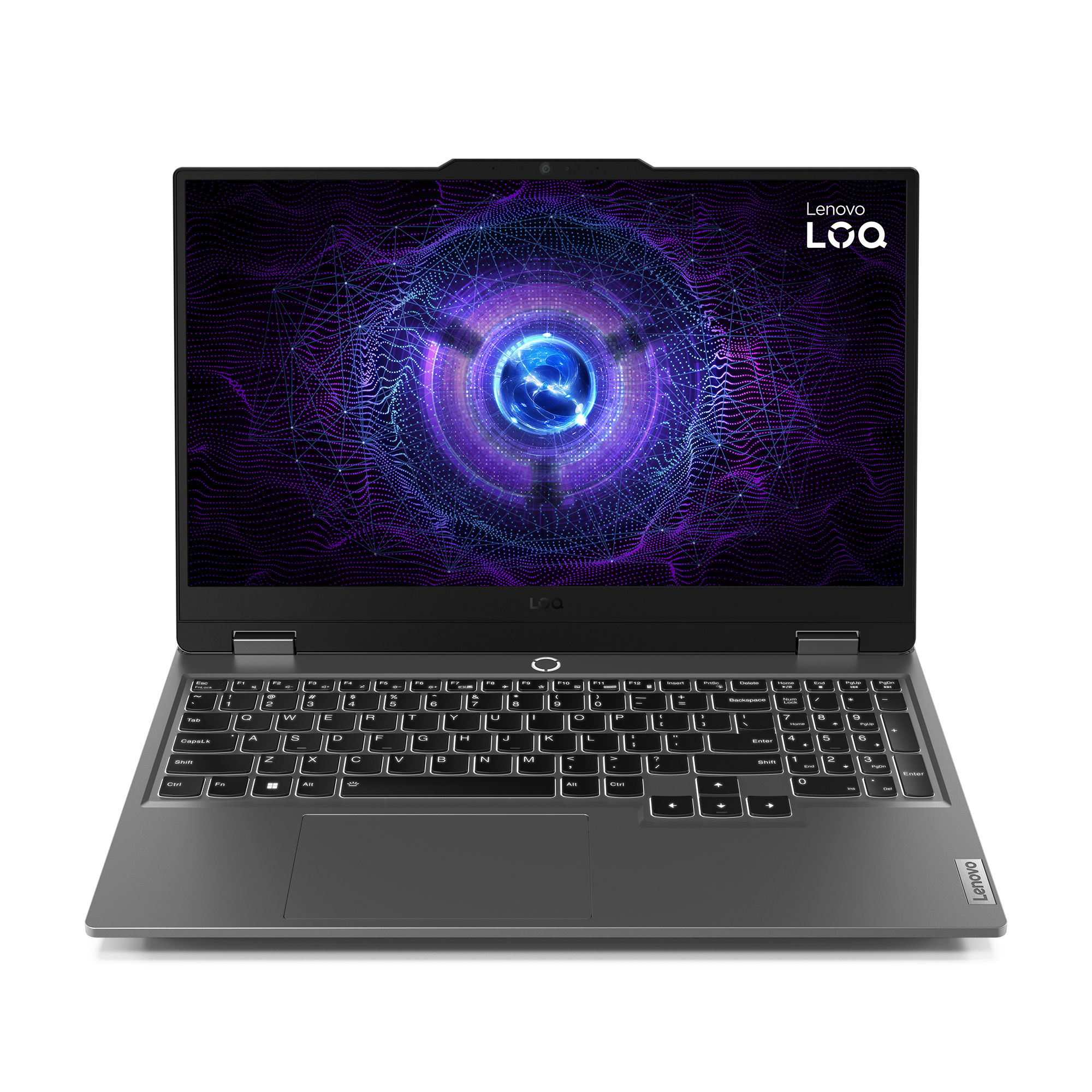 Lenovo LOQ 15IRX9 Intel® Core™ i5 i5-13450HX Laptop 39,6 cm (15.6") Full HD 16 GB DDR5-SDRAM 512 GB SSD NVIDIA GeForce RTX 3050 Wi-Fi 6 (802.11ax) Angielski Szary
