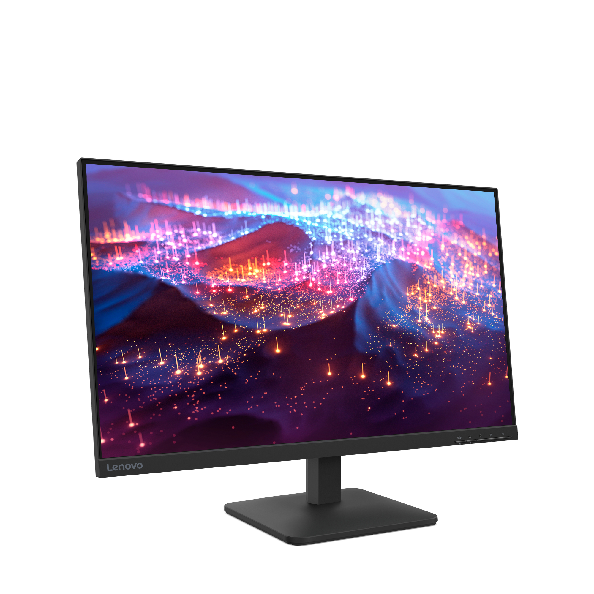 Lenovo L27-4e monitor komputerowy 68,6 cm (27") 1920 x 1080 px Full HD LCD Czarny - obrazek 2