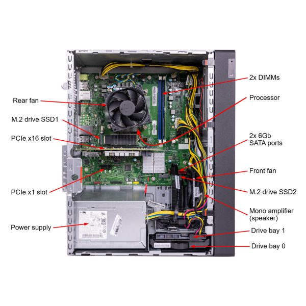 Lenovo ThinkSystem ST45 V3_inside